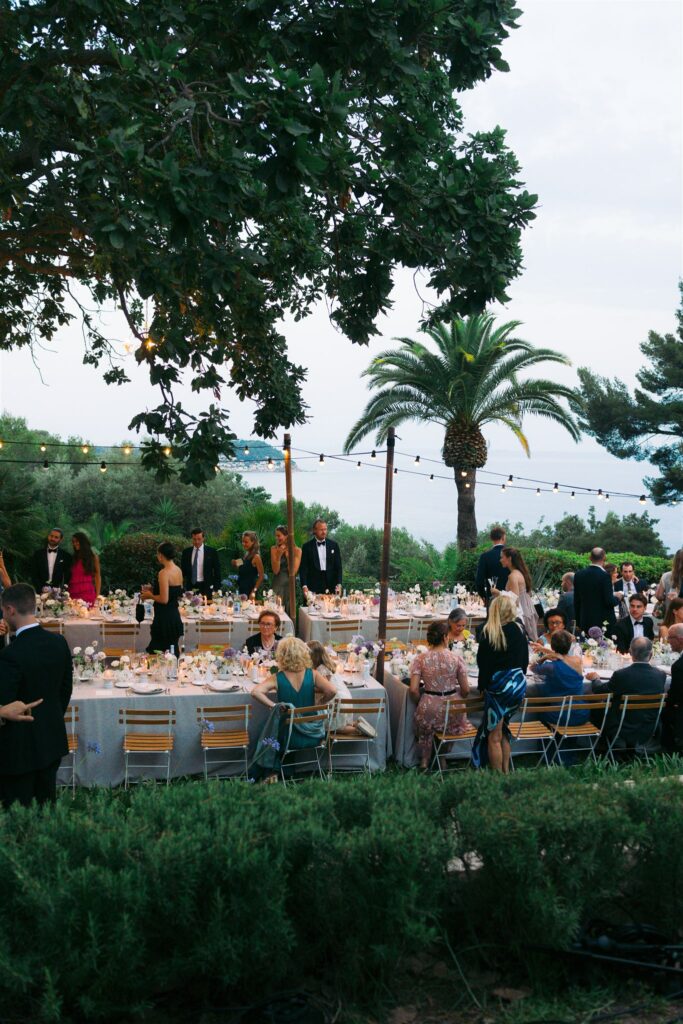 welcome wedding party by a beach